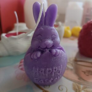 Πασχαλινό κερί αυγό-κουνέλι